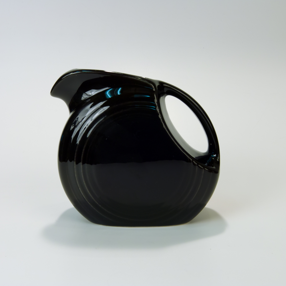 black fiestaware pitcher