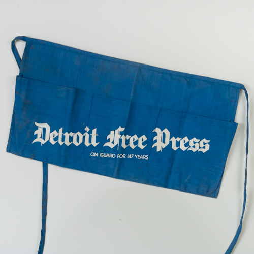 Detroit Free Press Newspaper Apron