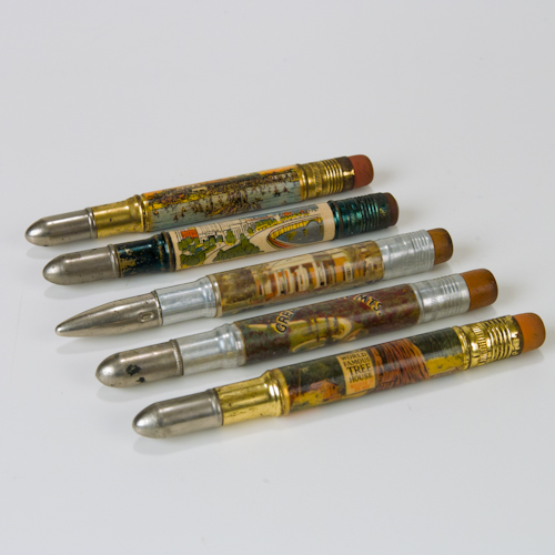 Vintage Tourist Attraction Bullet Pencils