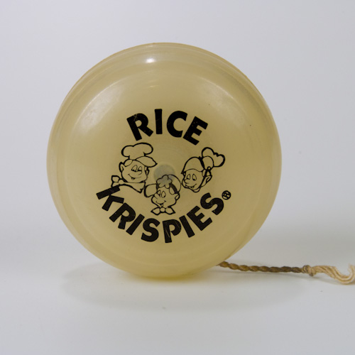 Vintage Duncan Glow Imperial Yo-Yo w/Trick Book Rice Krispies Glow In Dark 1989 
