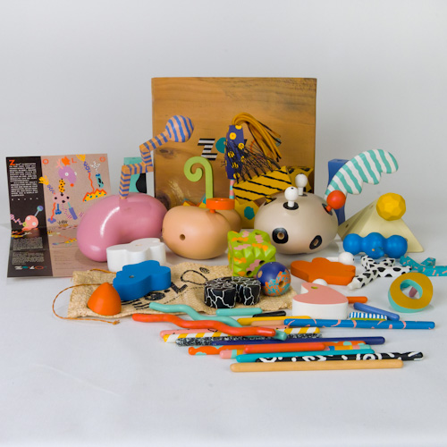 ZoLO Painted Wood Toy Set