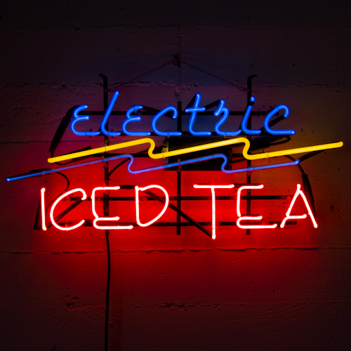 electric ice tea neon sign