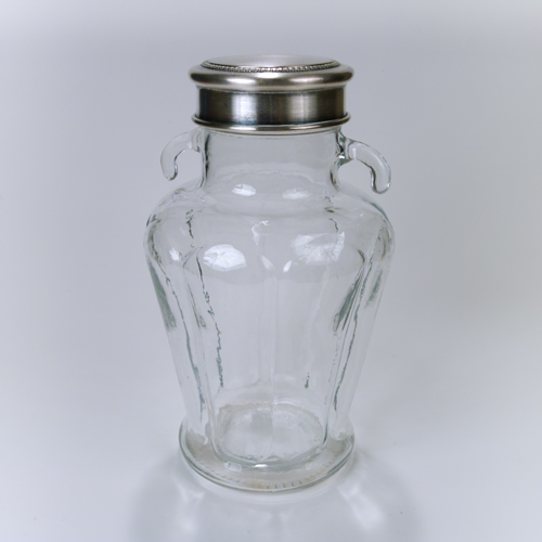 silver lid jar